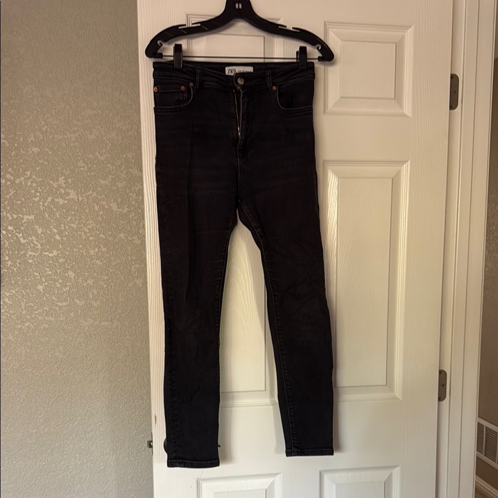 Zara Black Skinny Jeans Full-Length